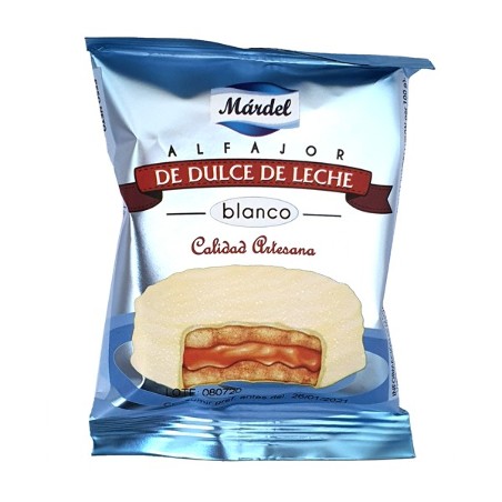 Alfajores Mardel cioccolato bianco